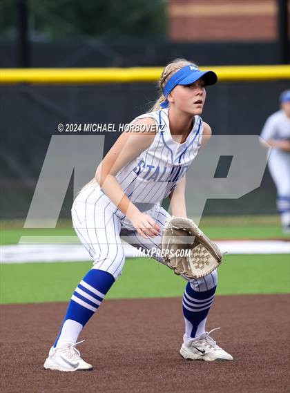 Thumbnail 3 in North Mesquite vs. Lone Star (UIL 5A Softball Area) photogallery.