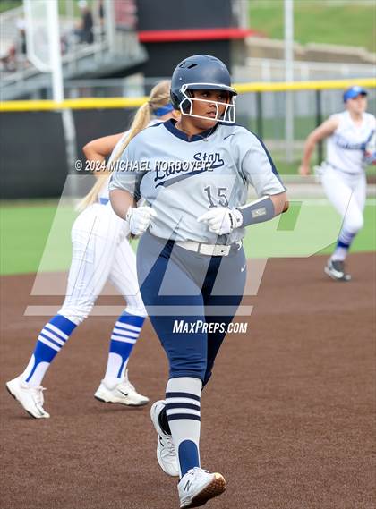 Thumbnail 2 in North Mesquite vs. Lone Star (UIL 5A Softball Area) photogallery.