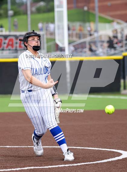 Thumbnail 3 in North Mesquite vs. Lone Star (UIL 5A Softball Area) photogallery.