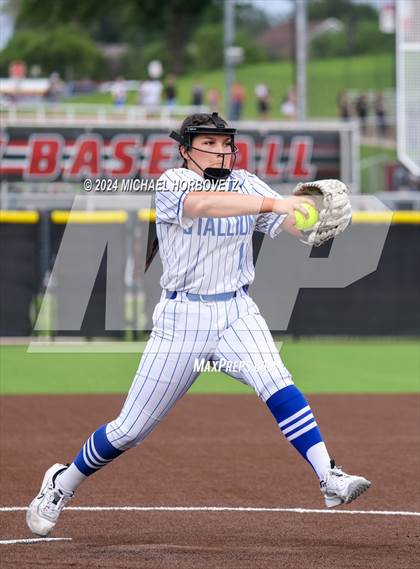 Thumbnail 3 in North Mesquite vs. Lone Star (UIL 5A Softball Area) photogallery.