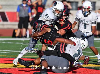 Thumbnail 2 in Helix vs. Clayton Valley Charter (Honor Bowl Series) photogallery.