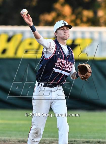 Thumbnail 2 in Justin Siena vs Marin Catholic (CIF NCS Playoff) photogallery.