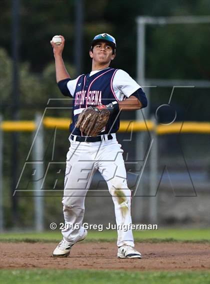 Thumbnail 2 in Justin Siena vs Marin Catholic (CIF NCS Playoff) photogallery.