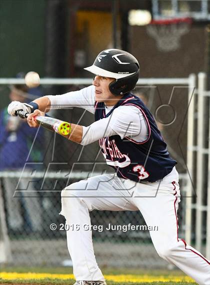 Thumbnail 1 in Justin Siena vs Marin Catholic (CIF NCS Playoff) photogallery.