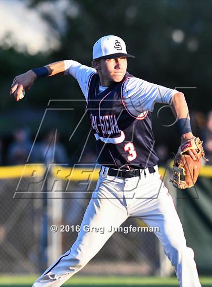 Thumbnail 3 in Justin Siena vs Marin Catholic (CIF NCS Playoff) photogallery.