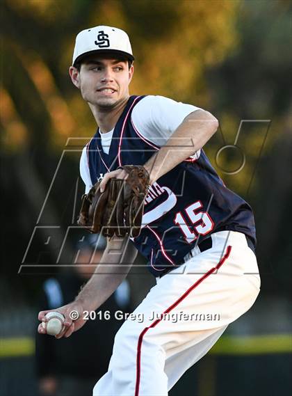 Thumbnail 1 in Justin Siena vs Marin Catholic (CIF NCS Playoff) photogallery.