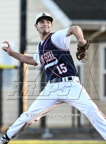 Thumbnail 2 in Justin Siena vs Marin Catholic (CIF NCS Playoff) photogallery.