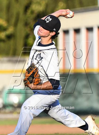 Thumbnail 1 in Justin Siena vs Marin Catholic (CIF NCS Playoff) photogallery.