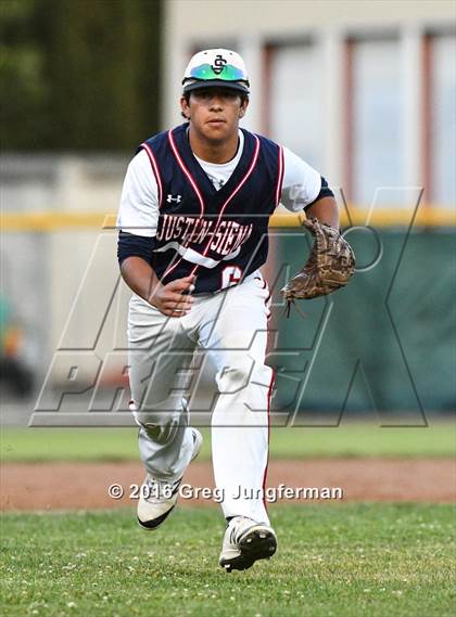 Thumbnail 2 in Justin Siena vs Marin Catholic (CIF NCS Playoff) photogallery.