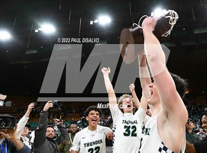 Thumbnail 1 in ThunderRidge vs. Fossil Ridge (CHSAA 5A State Final) photogallery.