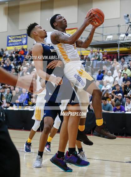 Thumbnail 2 in Simeon vs Rancho Christian (Hoophall West Tournament) photogallery.