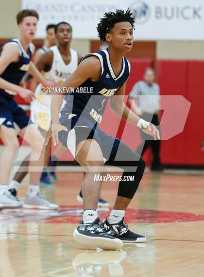 Thumbnail 3 in Simeon vs Rancho Christian (Hoophall West Tournament) photogallery.