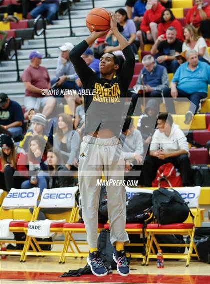 Thumbnail 3 in Simeon vs Rancho Christian (Hoophall West Tournament) photogallery.