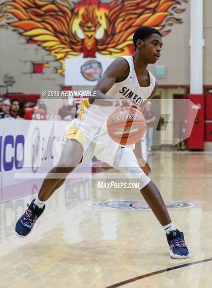 Thumbnail 2 in Simeon vs Rancho Christian (Hoophall West Tournament) photogallery.