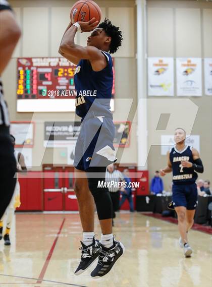 Thumbnail 2 in Simeon vs Rancho Christian (Hoophall West Tournament) photogallery.