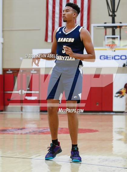 Thumbnail 2 in Simeon vs Rancho Christian (Hoophall West Tournament) photogallery.