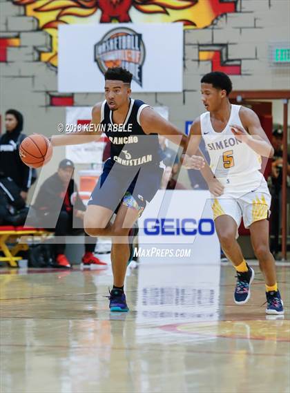 Thumbnail 3 in Simeon vs Rancho Christian (Hoophall West Tournament) photogallery.