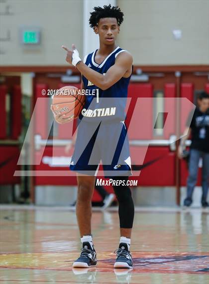 Thumbnail 1 in Simeon vs Rancho Christian (Hoophall West Tournament) photogallery.
