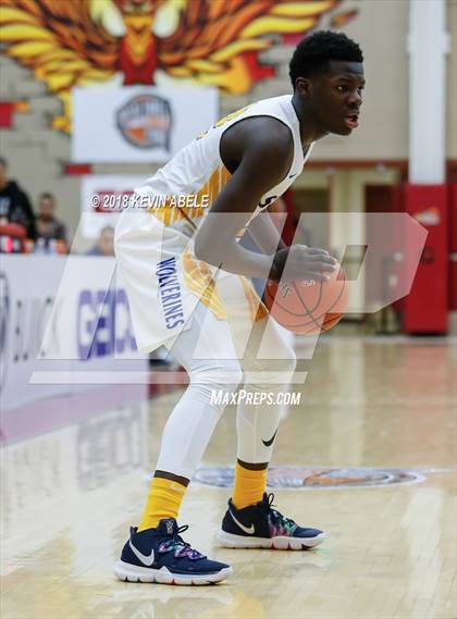 Thumbnail 2 in Simeon vs Rancho Christian (Hoophall West Tournament) photogallery.