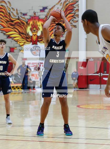 Thumbnail 3 in Simeon vs Rancho Christian (Hoophall West Tournament) photogallery.