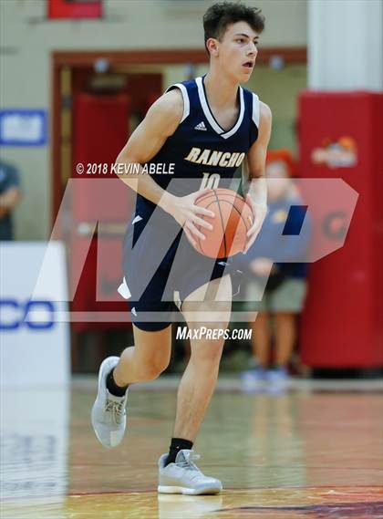 Thumbnail 1 in Simeon vs Rancho Christian (Hoophall West Tournament) photogallery.