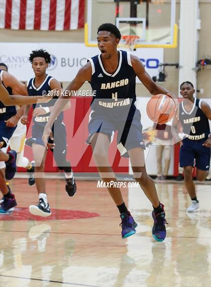 Thumbnail 3 in Simeon vs Rancho Christian (Hoophall West Tournament) photogallery.