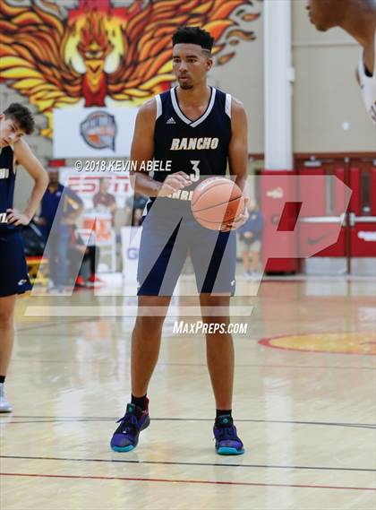 Thumbnail 2 in Simeon vs Rancho Christian (Hoophall West Tournament) photogallery.