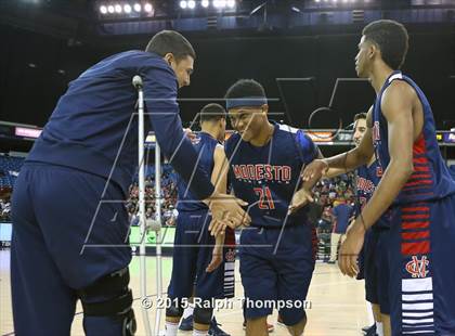 Thumbnail 2 in Modesto Christian vs. Sacramento (CIF SJS D2 Final) photogallery.