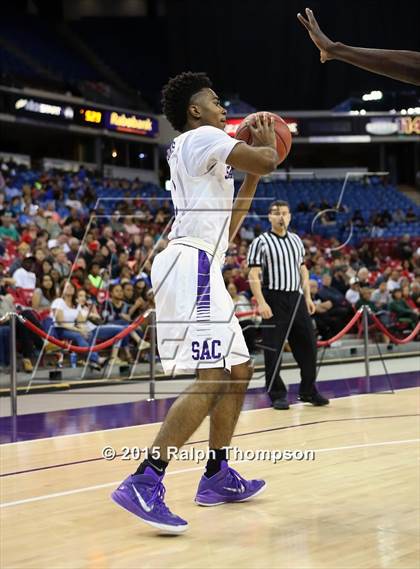 Thumbnail 1 in Modesto Christian vs. Sacramento (CIF SJS D2 Final) photogallery.