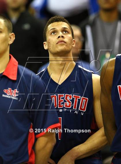 Thumbnail 1 in Modesto Christian vs. Sacramento (CIF SJS D2 Final) photogallery.