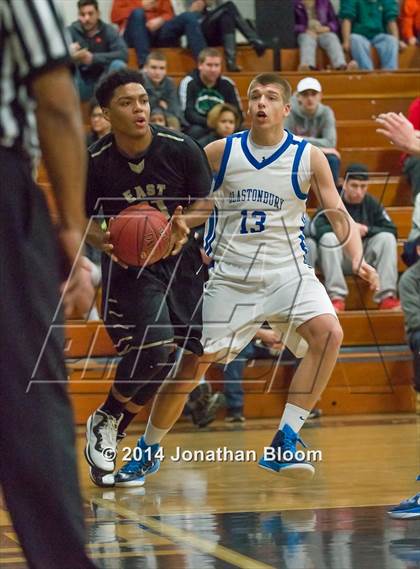 Thumbnail 1 in East Hartford vs Glastonbury (Artie Kohs Basketball Classic) photogallery.