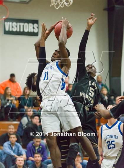 Thumbnail 2 in East Hartford vs Glastonbury (Artie Kohs Basketball Classic) photogallery.