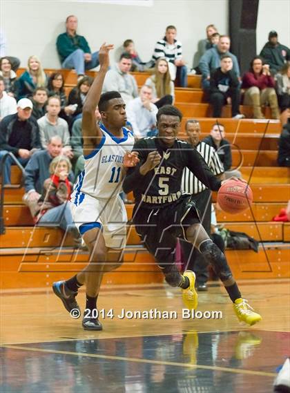 Thumbnail 1 in East Hartford vs Glastonbury (Artie Kohs Basketball Classic) photogallery.