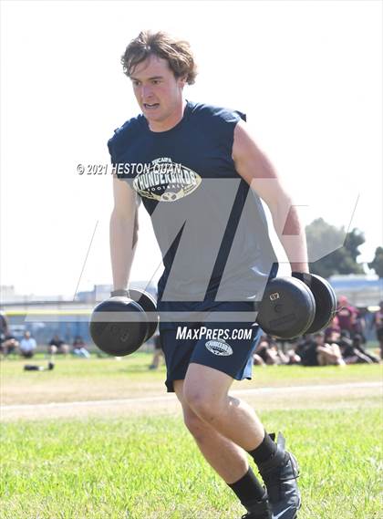Thumbnail 2 in Marina Lineman Challenge - Obstacle Course (Marina Invitational) photogallery.