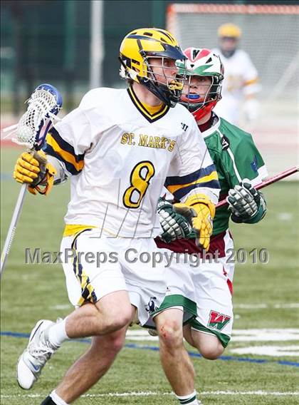 Thumbnail 1 in The Woodlands Christian Academy vs St. Marks photogallery.