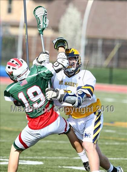 Thumbnail 1 in The Woodlands Christian Academy vs St. Marks photogallery.
