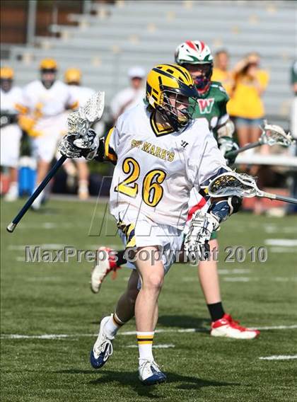 Thumbnail 3 in The Woodlands Christian Academy vs St. Marks photogallery.
