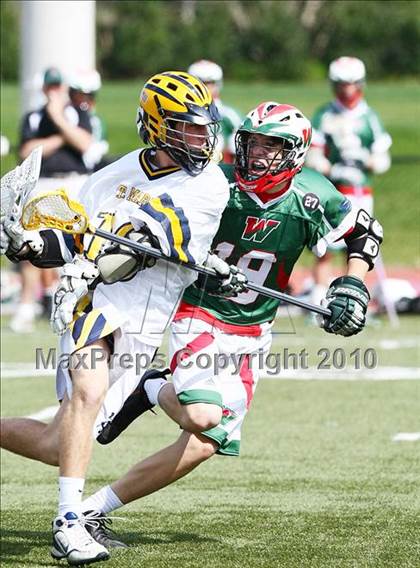 Thumbnail 1 in The Woodlands Christian Academy vs St. Marks photogallery.