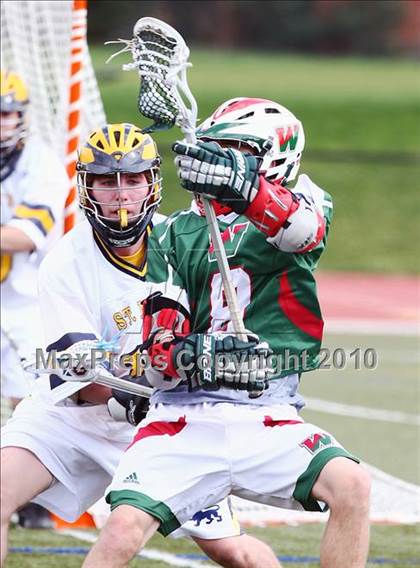 Thumbnail 1 in The Woodlands Christian Academy vs St. Marks photogallery.