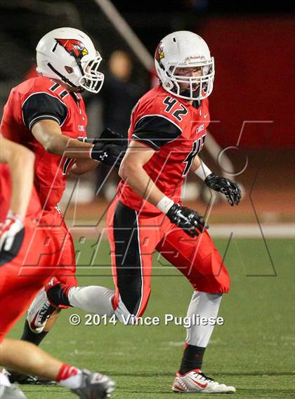 Thumbnail 3 in Antelope Valley @ Bishop Diego (CIF SS Playoffs) photogallery.