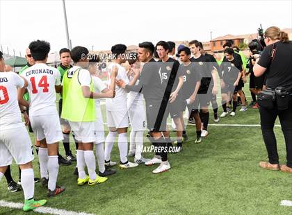 Thumbnail 3 in Coronado vs. Salpointe Catholic (AIA 4A Final Awards Photos) photogallery.