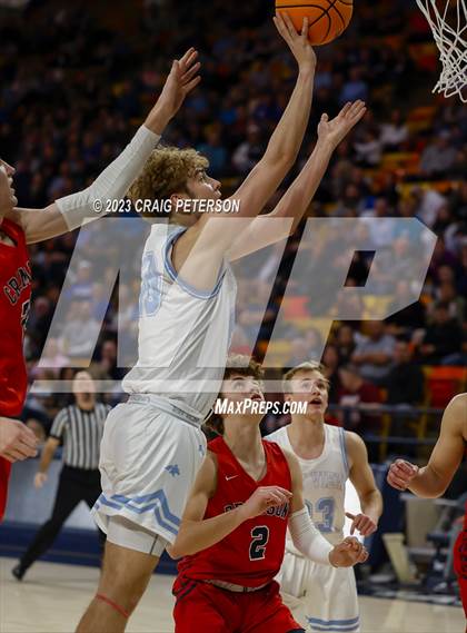Thumbnail 1 in Crimson Cliffs vs Sky View (UHSAA 4A Semifinal) photogallery.