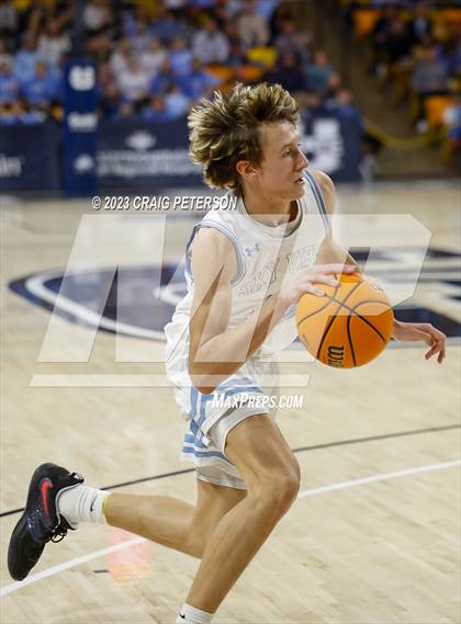 Thumbnail 1 in Crimson Cliffs vs Sky View (UHSAA 4A Semifinal) photogallery.