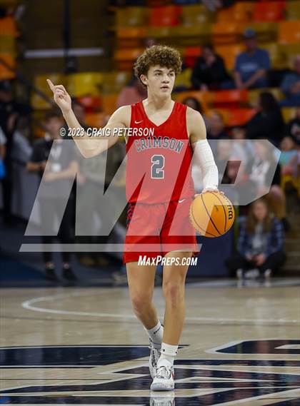 Thumbnail 1 in Crimson Cliffs vs Sky View (UHSAA 4A Semifinal) photogallery.