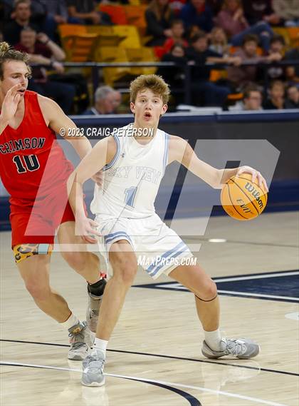 Thumbnail 2 in Crimson Cliffs vs Sky View (UHSAA 4A Semifinal) photogallery.