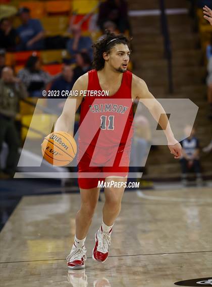 Thumbnail 2 in Crimson Cliffs vs Sky View (UHSAA 4A Semifinal) photogallery.