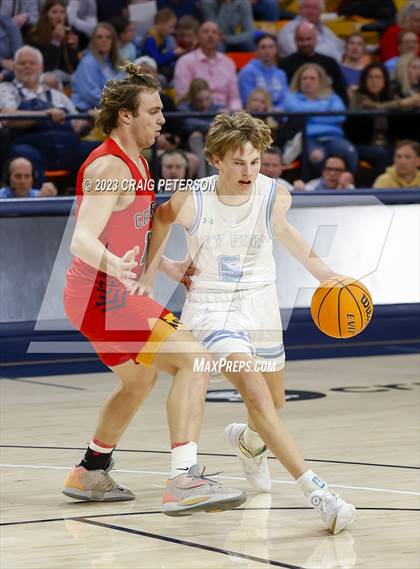 Thumbnail 3 in Crimson Cliffs vs Sky View (UHSAA 4A Semifinal) photogallery.