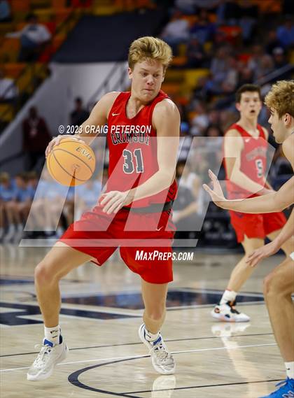 Thumbnail 1 in Crimson Cliffs vs Sky View (UHSAA 4A Semifinal) photogallery.