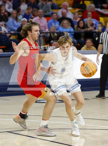 Thumbnail 1 in Crimson Cliffs vs Sky View (UHSAA 4A Semifinal) photogallery.