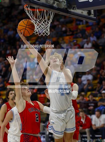 Thumbnail 3 in Crimson Cliffs vs Sky View (UHSAA 4A Semifinal) photogallery.